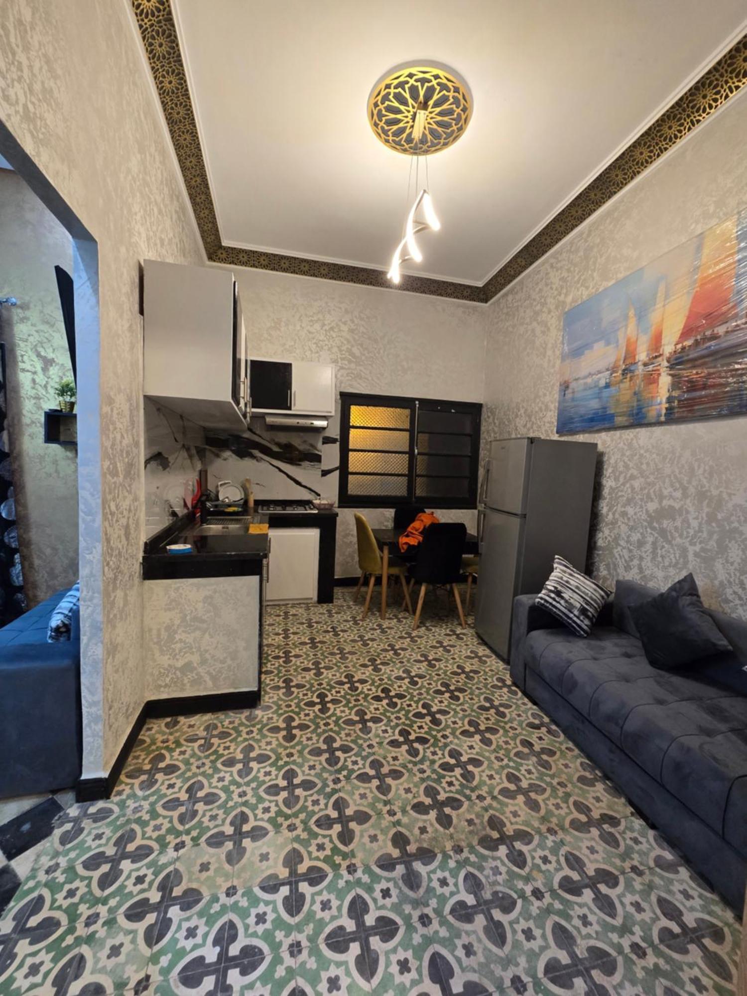 Centre Ville Plage Avec 1 Seule Chambre 3 Pieces Au Total Pour Famille Ou Personnes Serieuses Ел Джадида Екстериор снимка